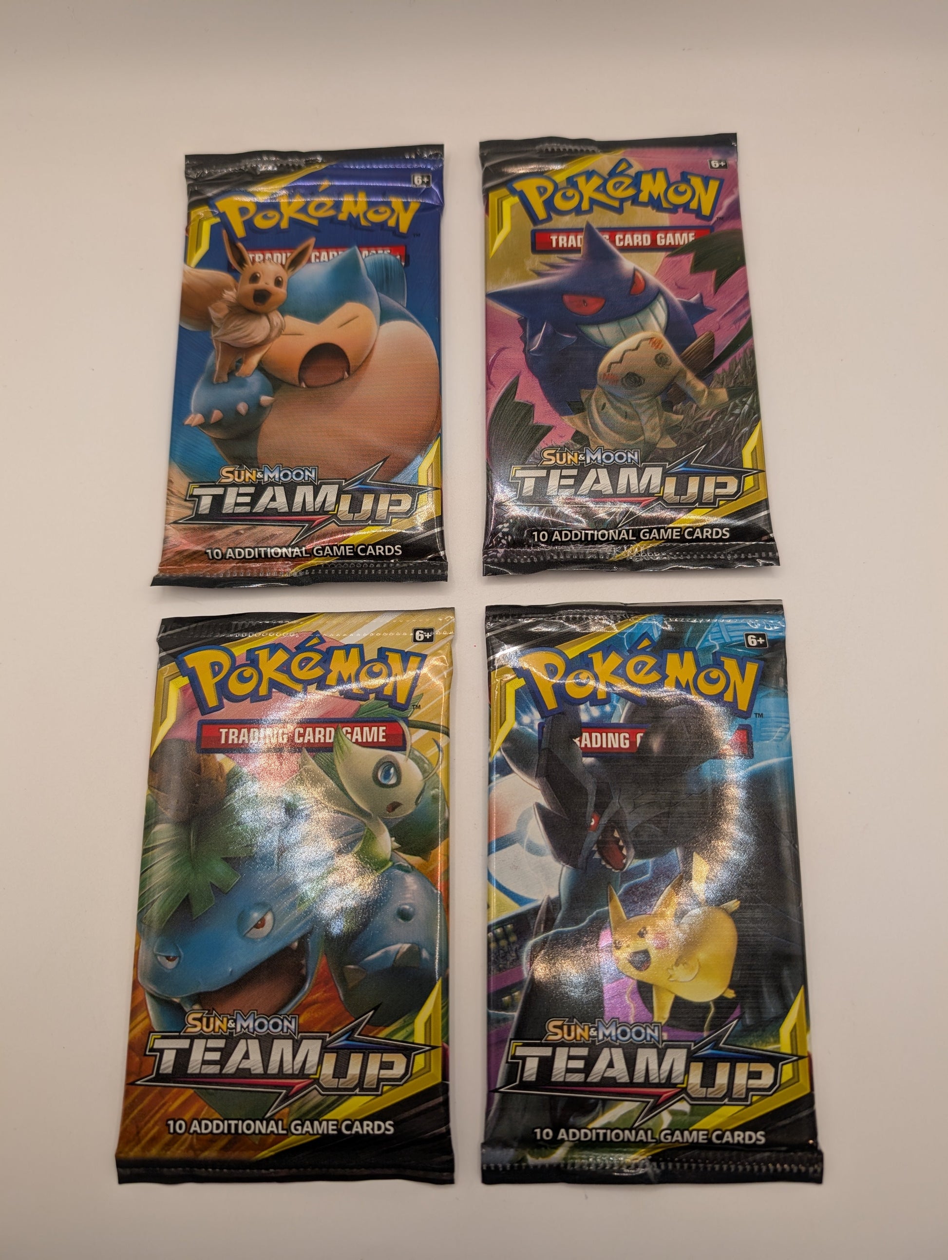 Pokemon TCG Sun & Moon Team Up 4 Booster Packs - Art Set FRENLY BRICKS - Open 7 Days