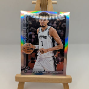 2025-26 Topps Chrome Victor Wembanyama #221 Silver Refractor Spurs FRENLY BRICKS - Open 7 Days