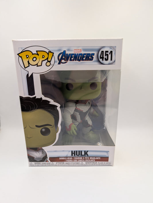 Marvel Avengers Endgame Hulk Figure Funko Pop! Vinyl - Movies #451 FRENLY BRICKS - Open 7 Days