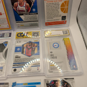 Philadelphia 76ers NBA Basketball Card Lot, Rookies, Patch, Auto, Joel Embiid FRENLY BRICKS - Open 7 Days