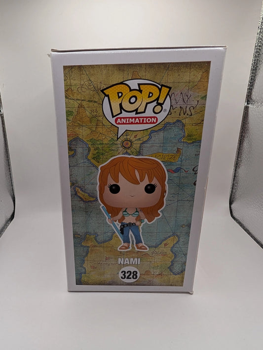 One Piece: NAMI #328 ORIGINAL OG FUNKO Pop Vinyl Figure FRENLY BRICKS - Open 7 Days