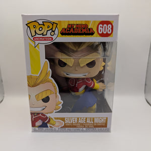 Funko Pop Silver Age All Might 608 My Hero Academia Vinyl Figure FRENLY BRICKS - Open 7 Days