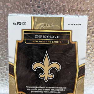 chris olave select rookie patch auto /99 ps-co SILVER FRENLY BRICKS - Open 7 Days