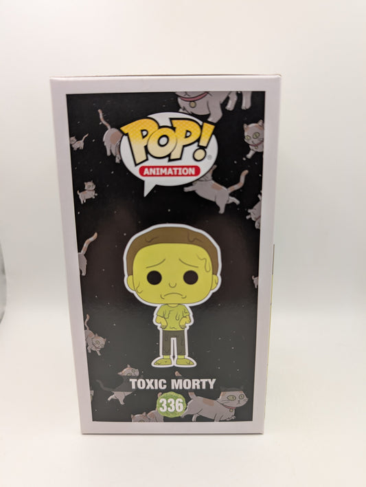 Toxic Morty Pop 336 - Glow Morty - Rick and Morty Funko Pop! Vinyl 2018 Vaulted