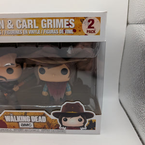 Funko Pop! The Walking Dead: Negan and Carl Grimes 2 Pack FRENLY BRICKS - Open 7 Days