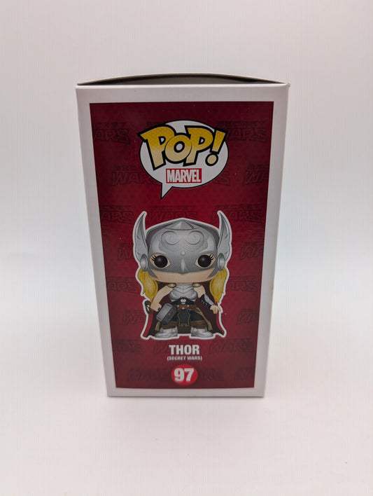 Funko Pop Marvel - Thor (Secret Wars) #97 - Damaged box FRENLY BRICKS - Open 7 Days