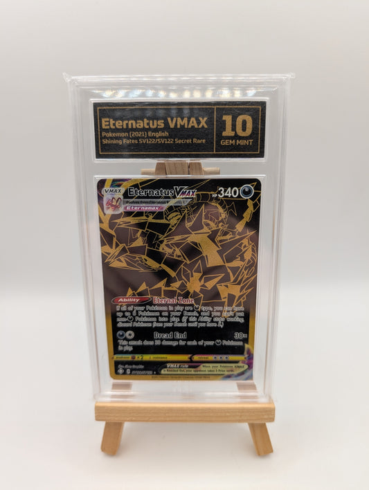Eternatus V SV122/SV122 Holo Shiny Rare Shining Fates Graded GEM MT 10 FRENLY BRICKS - Open 7 Days