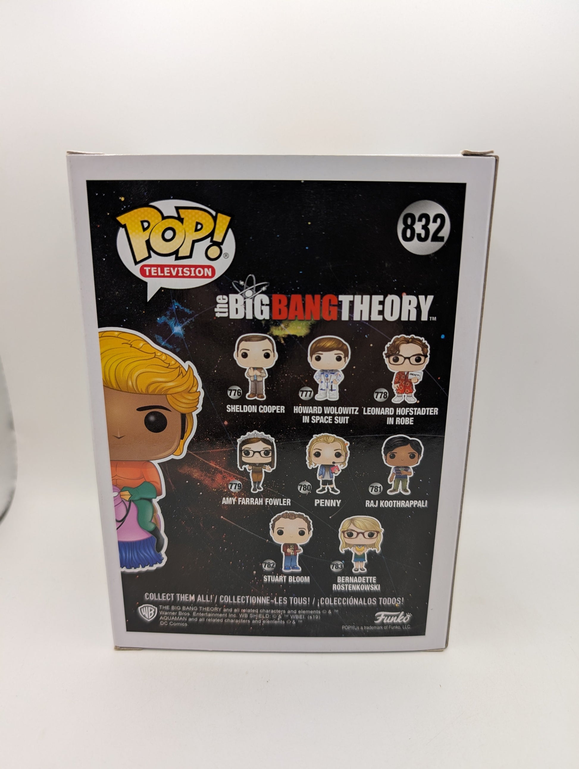 Funko POP! BBT Raj Koothrappali (Aquaman)  #832 2019 convention FRENLY BRICKS - Open 7 Days