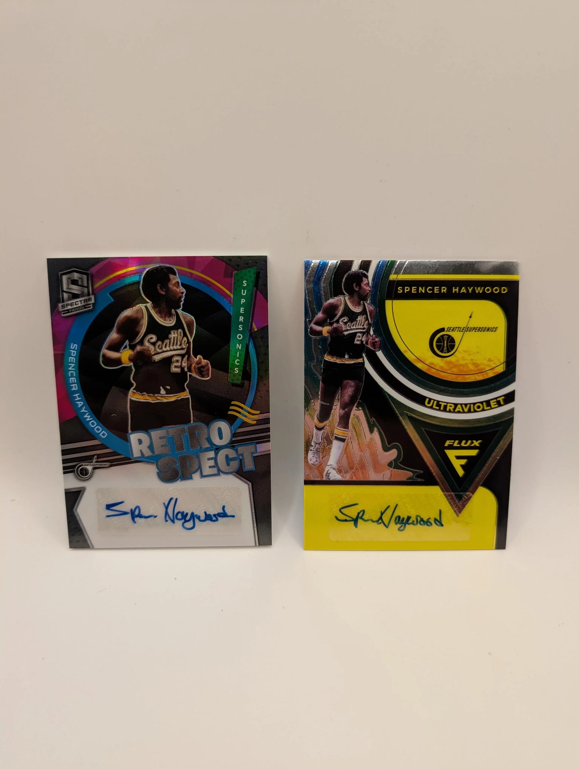 2021-22 Panini Spectra SPENCER HAYWOOD + Flux Auto Bundle Lot NBA Basketball FRENLY BRICKS - Open 7 Days