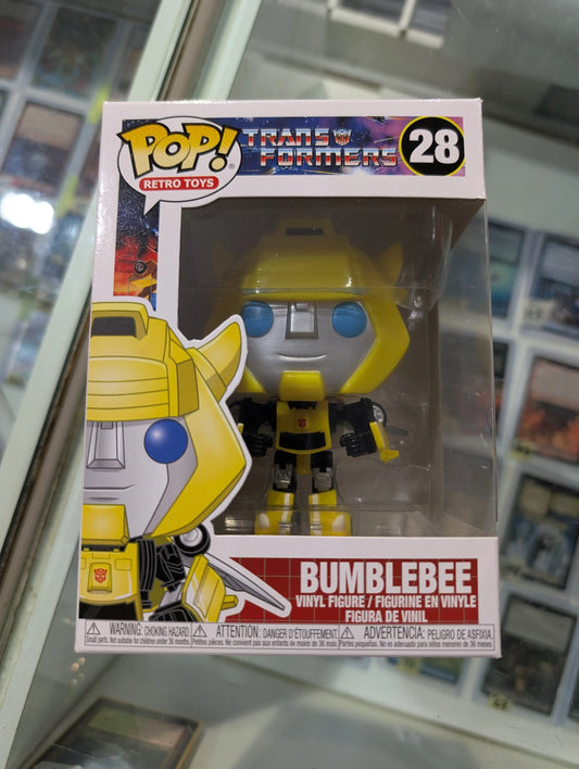 FUNKO POP VINYL RETRO TOYS TRANSFORMERS BUMBLEBEE WITH WINGS #28 EXCLUSIVE FRENLY BRICKS - Open 7 Days