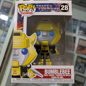 FUNKO POP VINYL RETRO TOYS TRANSFORMERS BUMBLEBEE WITH WINGS #28 EXCLUSIVE FRENLY BRICKS - Open 7 Days