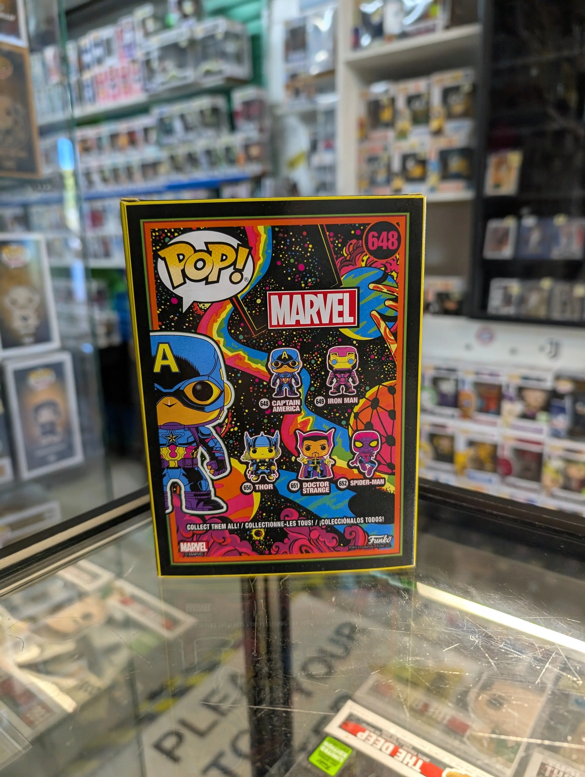 FUNKO Pop Vinyl Captain America #648 FRENLY BRICKS - Open 7 Days