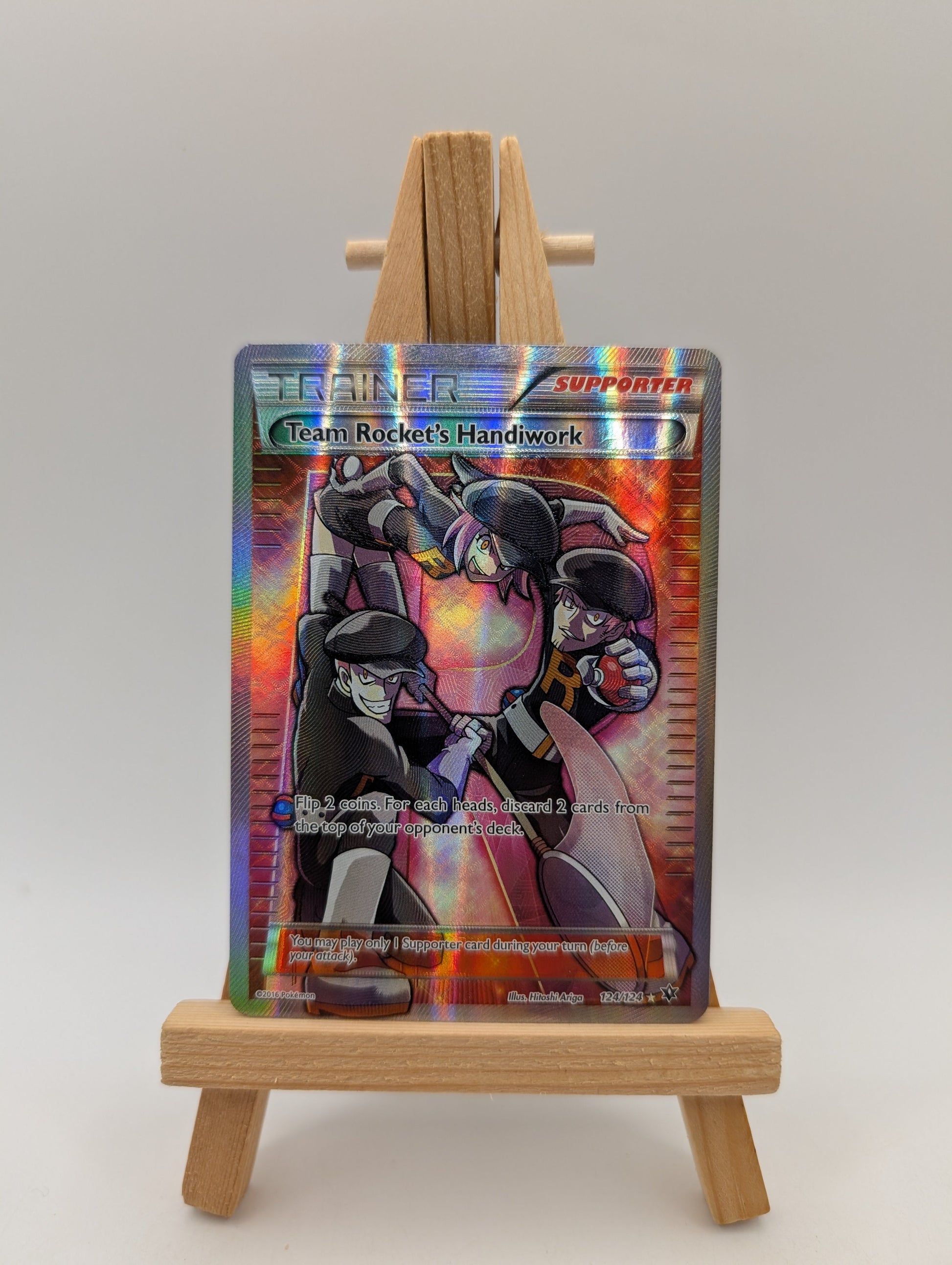 Team Rocket's Handiwork 124/124 Ultra Rare Fates Collide Pokemon TCG FRENLY BRICKS - Open 7 Days