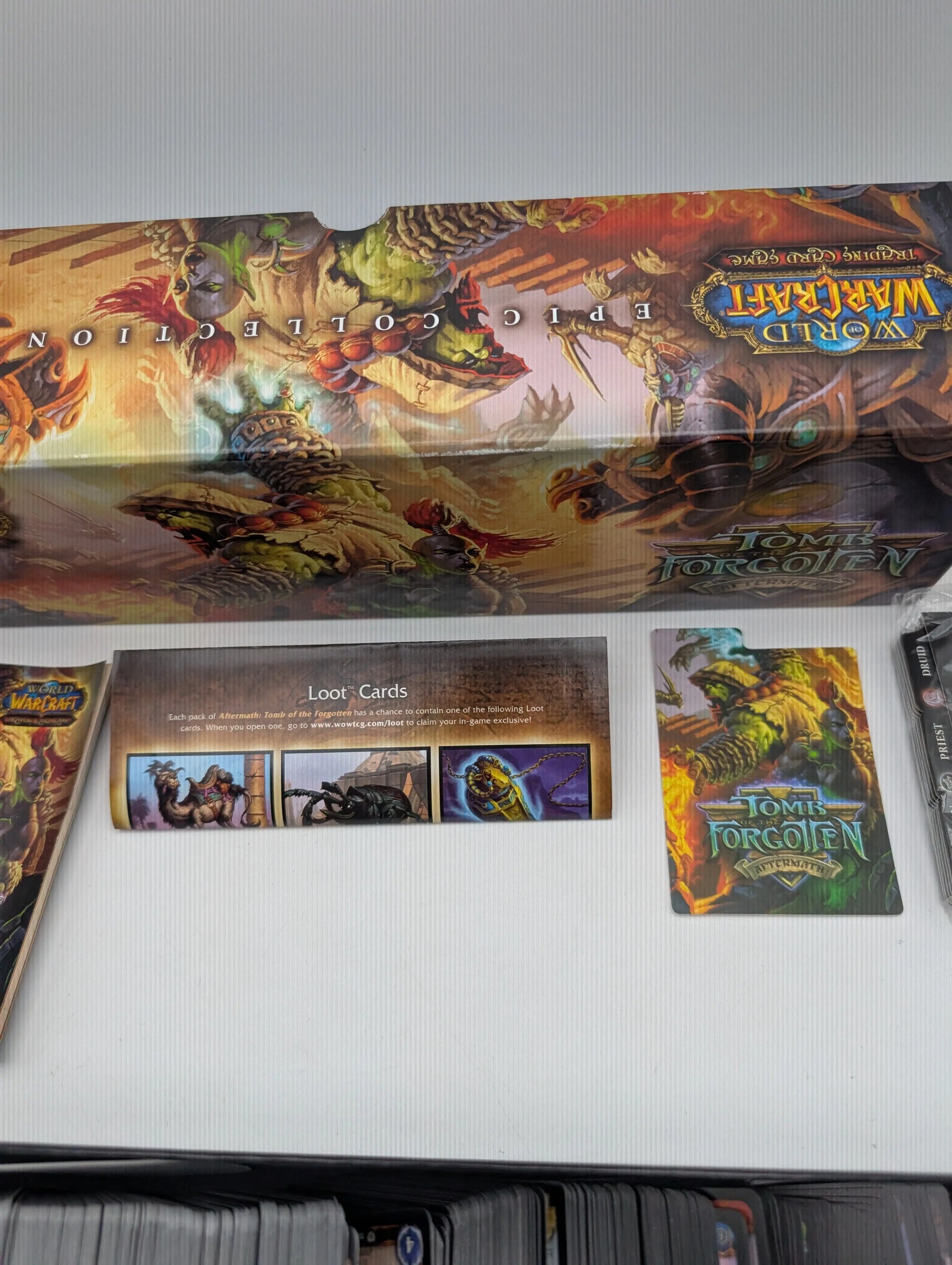 Tomb Of The Forgotten Collectors Edition World Of Warcraft TCG - Incomplete FRENLY BRICKS - Open 7 Days