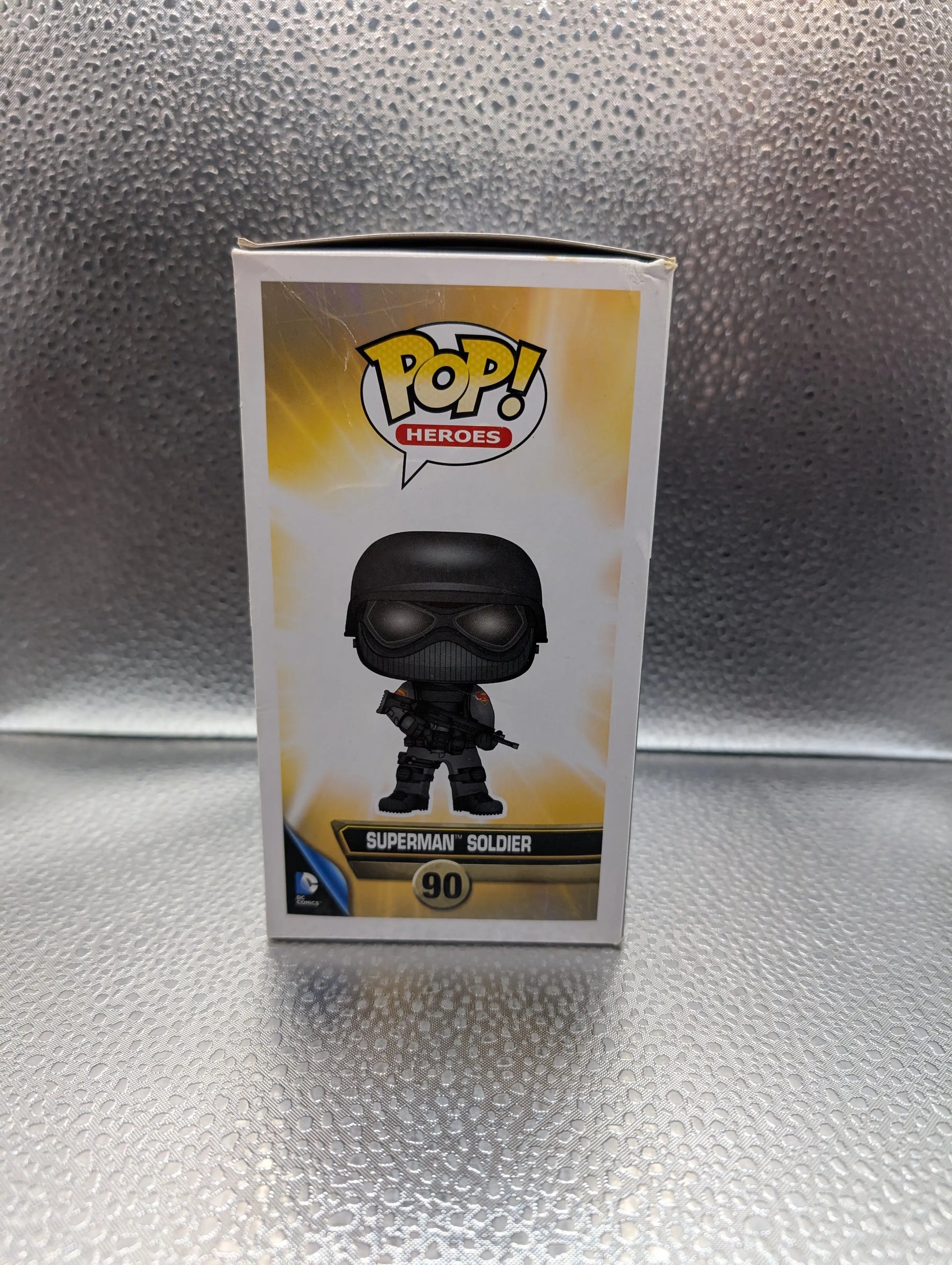 FUNKO Pop Vinyl Superman Soldier #90 FRENLY BRICKS - Open 7 Days