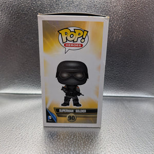 FUNKO Pop Vinyl Superman Soldier #90 FRENLY BRICKS - Open 7 Days