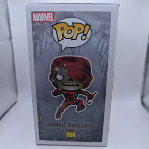 Funko Pop Marvel Zombies - Zombie Daredevil #666 FRENLY BRICKS - Open 7 Days