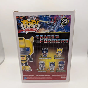 Funko Pop! Bumblebee #23 Transformers FRENLY BRICKS - Open 7 Days