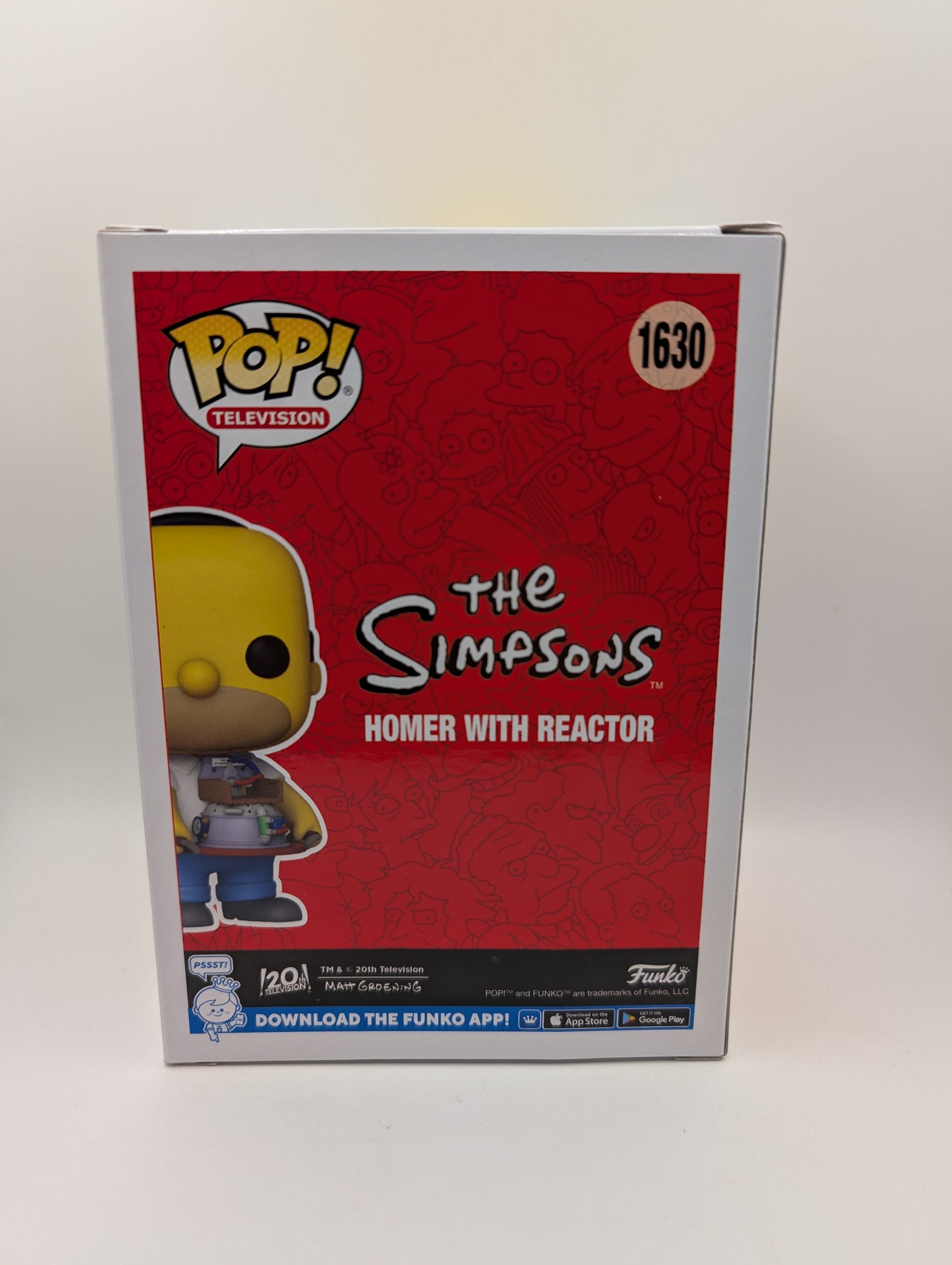 2024 Funko Pop Simpsons HOMER with REACTOR 1630 Figure London Funkon Exclusive FRENLY BRICKS - Open 7 Days