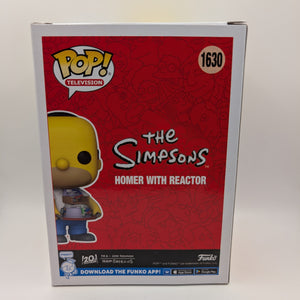 2024 Funko Pop Simpsons HOMER with REACTOR 1630 Figure London Funkon Exclusive FRENLY BRICKS - Open 7 Days