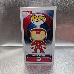 FUNKO Pop Vinyl Iron Man #126 FRENLY BRICKS - Open 7 Days