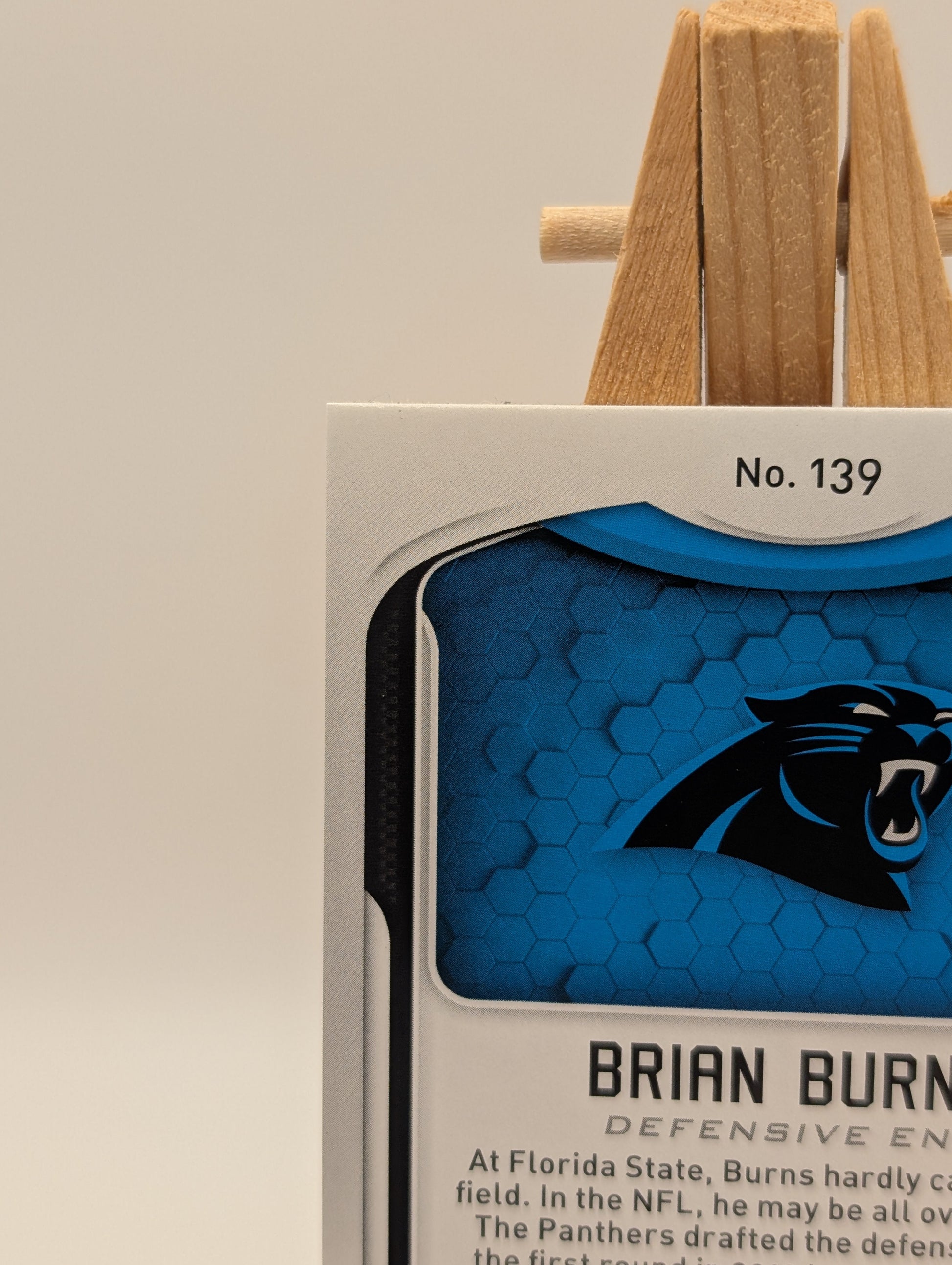 2019 Panini Certified Brian Burns Auto #/25 Rookie Autograph RC #139 Red FRENLY BRICKS - Open 7 Days