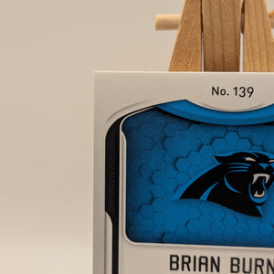 2019 Panini Certified Brian Burns Auto #/25 Rookie Autograph RC #139 Red FRENLY BRICKS - Open 7 Days