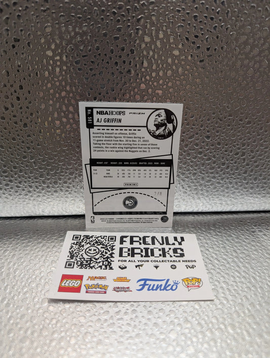 2022-23 Panini NBA Hoops AJ griffin /8 Rookie FRENLY BRICKS - Open 7 Days