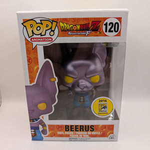 Funko Pop 2016 SDCC Exclusive Dragonball Z Beerus #120 FRENLY BRICKS - Open 7 Days