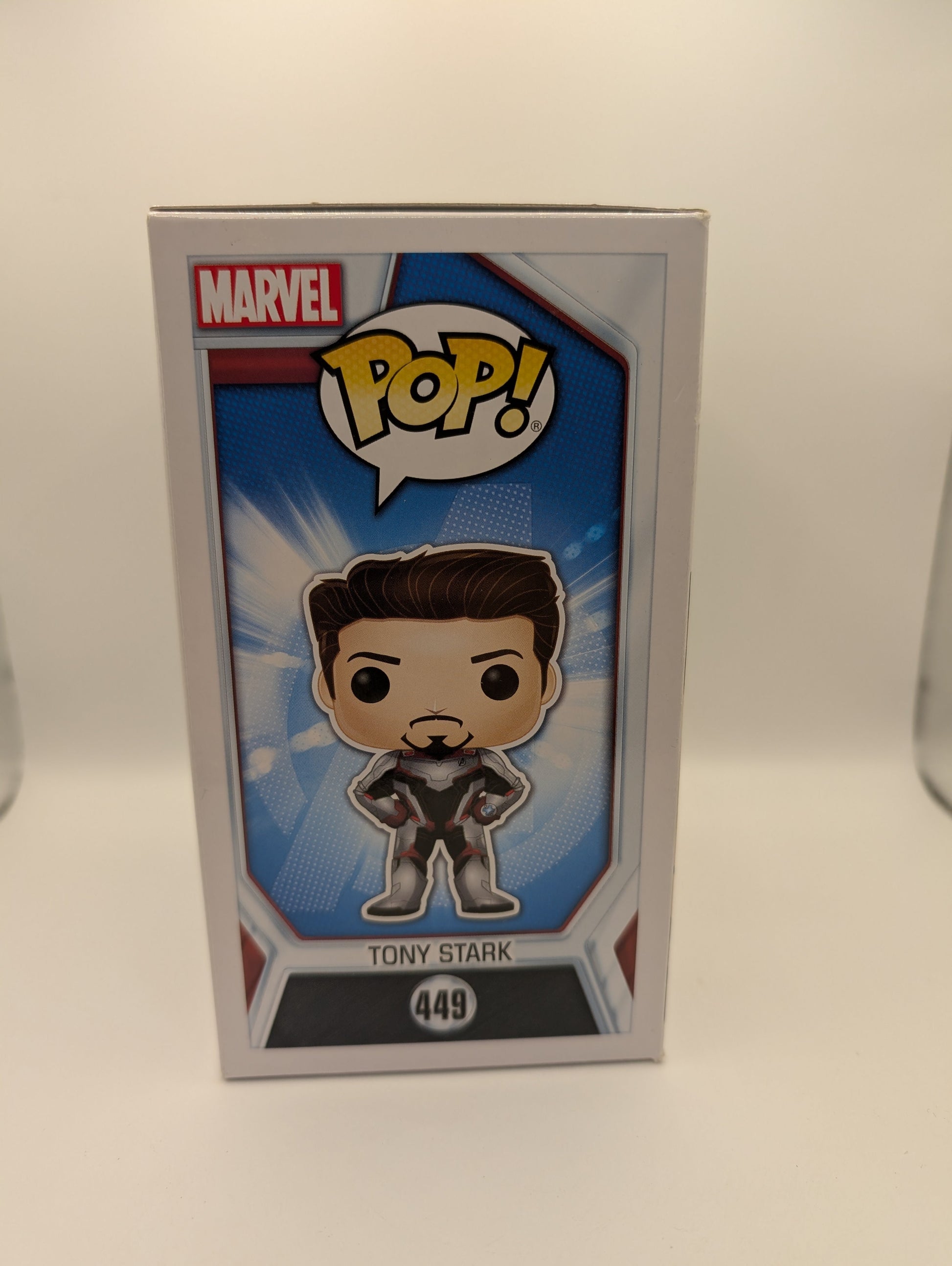 Marvel Funko Pop - Tony Stark - Avengers Endgame - No. 449 FRENLY BRICKS - Open 7 Days