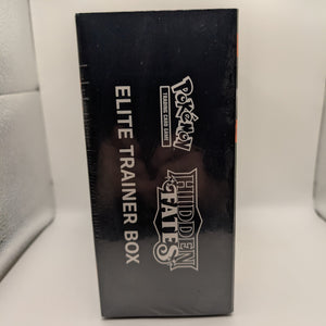 Pokemon TCG Hidden Fates ETB Elite Trainer Box - Factory Sealed NIB FRENLY BRICKS - Open 7 Days