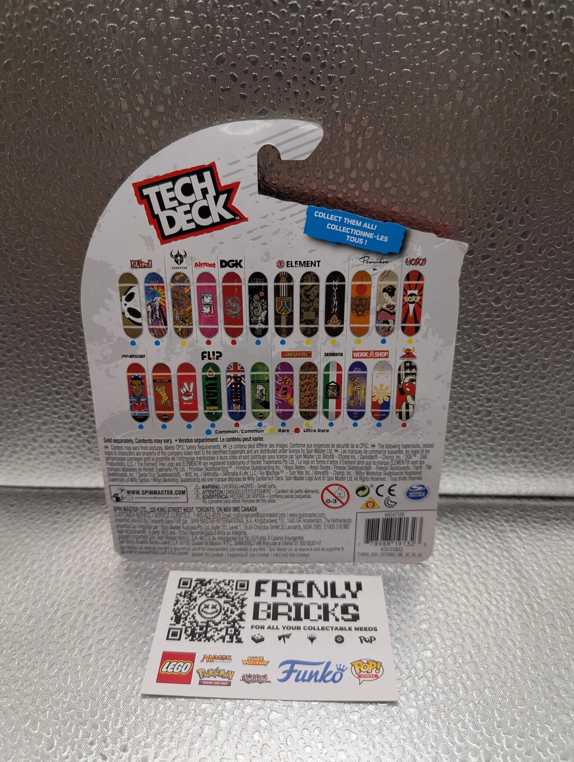 Tech Deck Finesse World Edition The Struggle is Real Fingerboard Skateboard FRENLY BRICKS - Open 7 Days