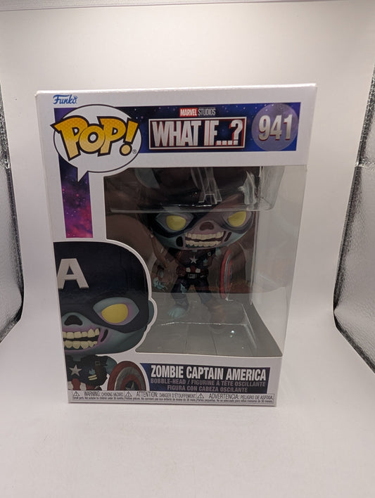 What If Zombie Captain America Pop! Vinyl Figure #941 FRENLY BRICKS - Open 7 Days