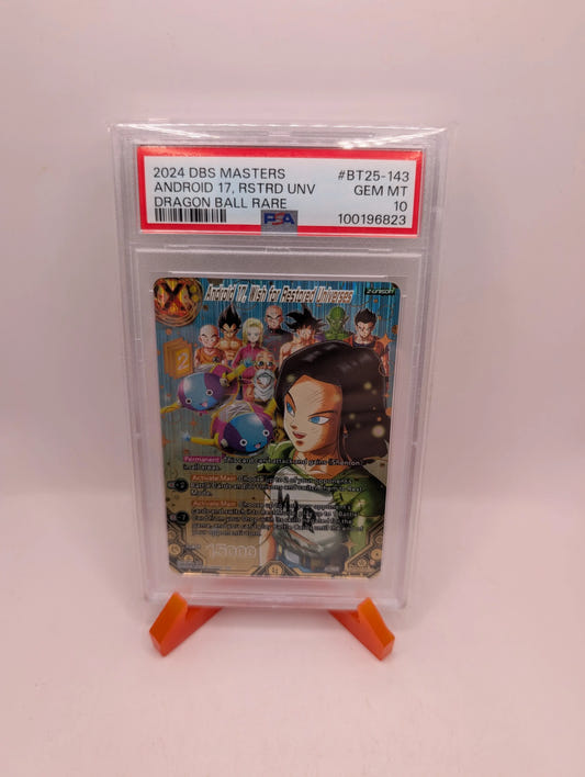 PSA 10 Android 17, Wish For Restored Universes DBR BT25-143
