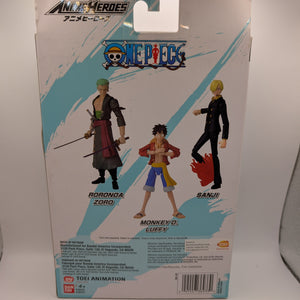 2023 Bandai One Piece Anime Heroes Sanji 6” Action Figure FACTORY SEALED BOX New FRENLY BRICKS - Open 7 Days