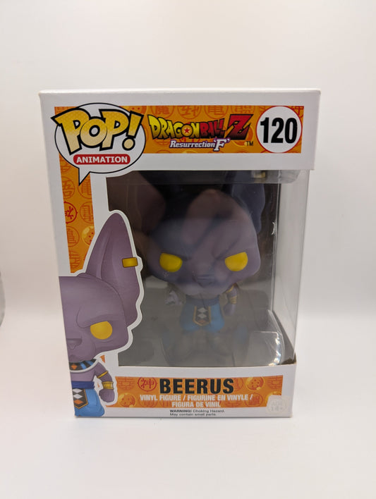 Funko Pop Vinyl Dragon Ball Z 120 Beerus 2016 FRENLY BRICKS - Open 7 Days
