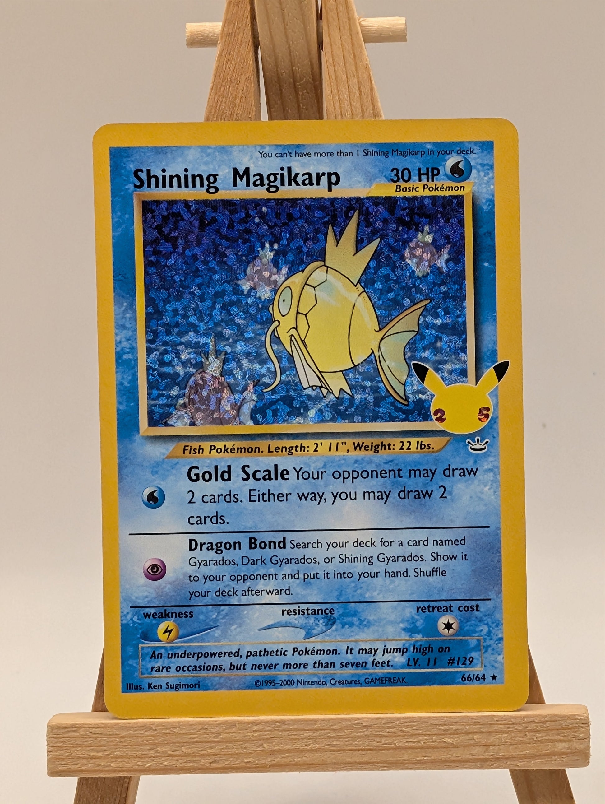 Pokémon TCG Shining Magikarp Celebrations: Classic Collection 66/64 Holo FRENLY BRICKS - Open 7 Days