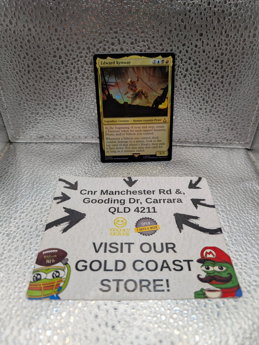 EDWARD KENWAY MTG Assassin's Creed FOIL Mythic Rare 0053 FRENLY BRICKS - Open 7 Days