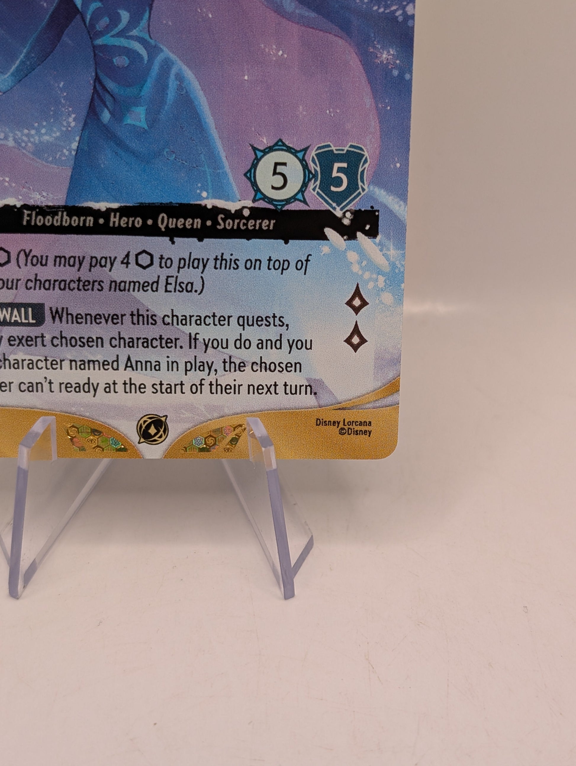 Disney Lorcana Elsa - Ice Maker non-foil Promo DLC Challenge 6/C2 EN 7 FRENLY BRICKS - Open 7 Days