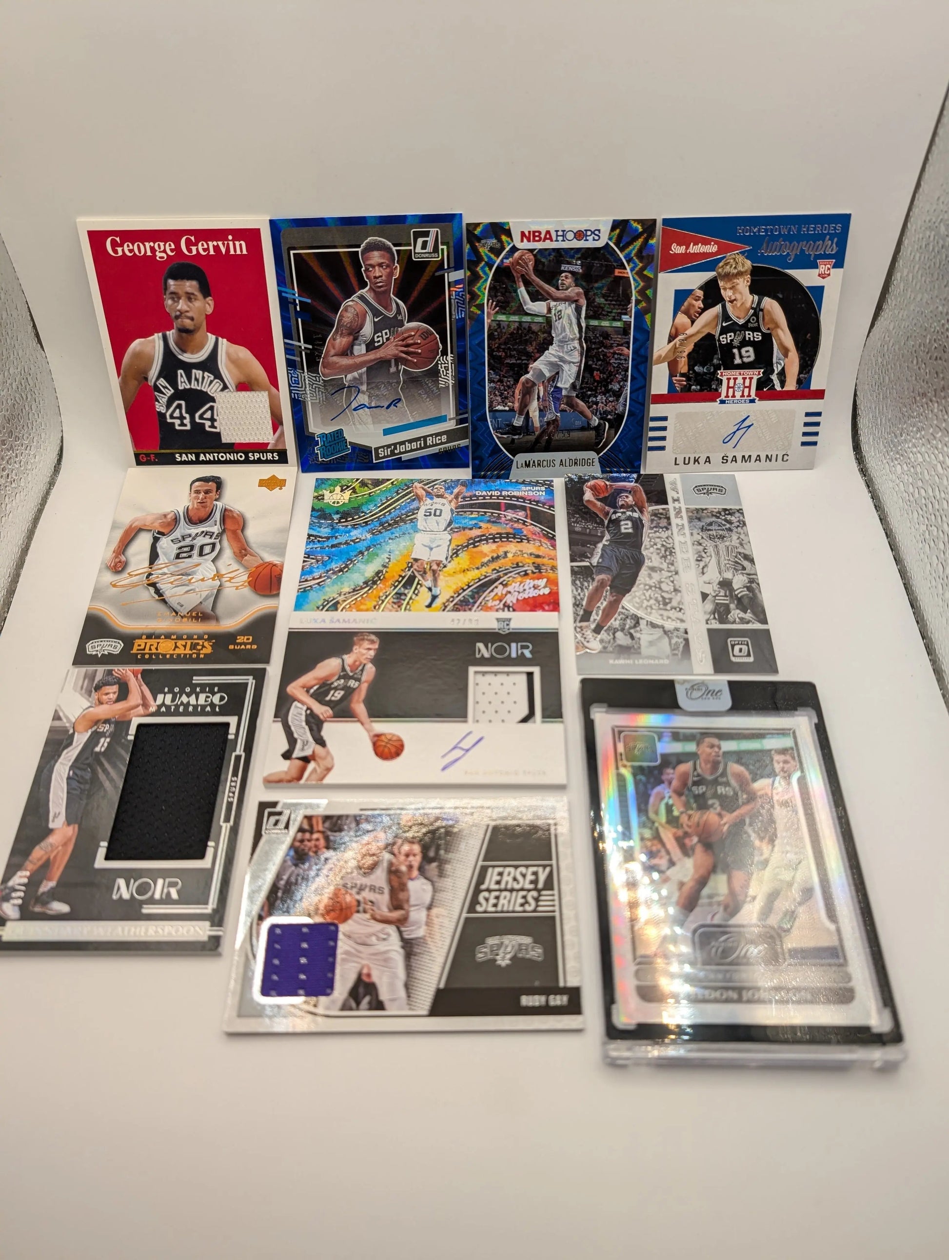 San Antonio Spurs NBA Basketball Card Lot, Rookies, Patch, Auto, George Gervin FRENLY BRICKS - Open 7 Days