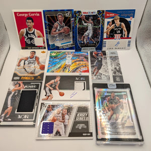 San Antonio Spurs NBA Basketball Card Lot, Rookies, Patch, Auto, George Gervin FRENLY BRICKS - Open 7 Days