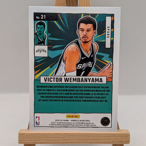 Victor Wembanyama 2024-25 Panini Donruss #21 Net Marvels Diamond Prizm Spurs FRENLY BRICKS - Open 7 Days