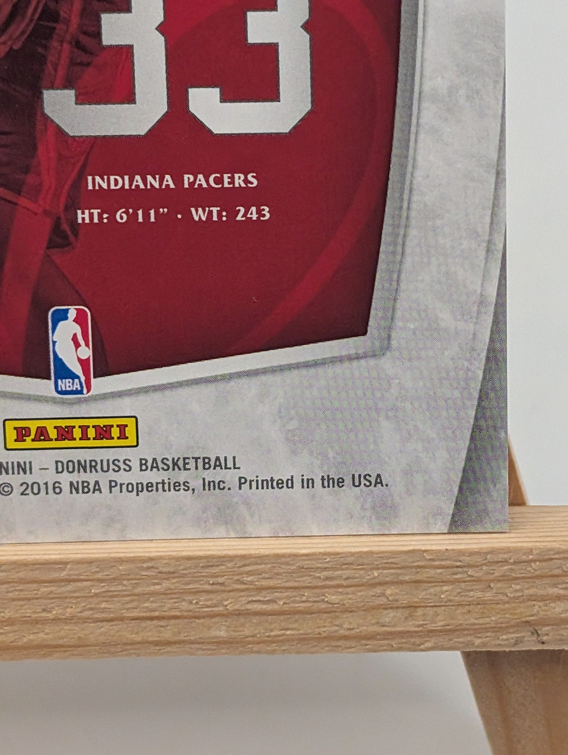 Myles Turner Donruss 15-16 #11 Franchise Futures Rookie Indiana Pacers FRENLY BRICKS - Open 7 Days image 13