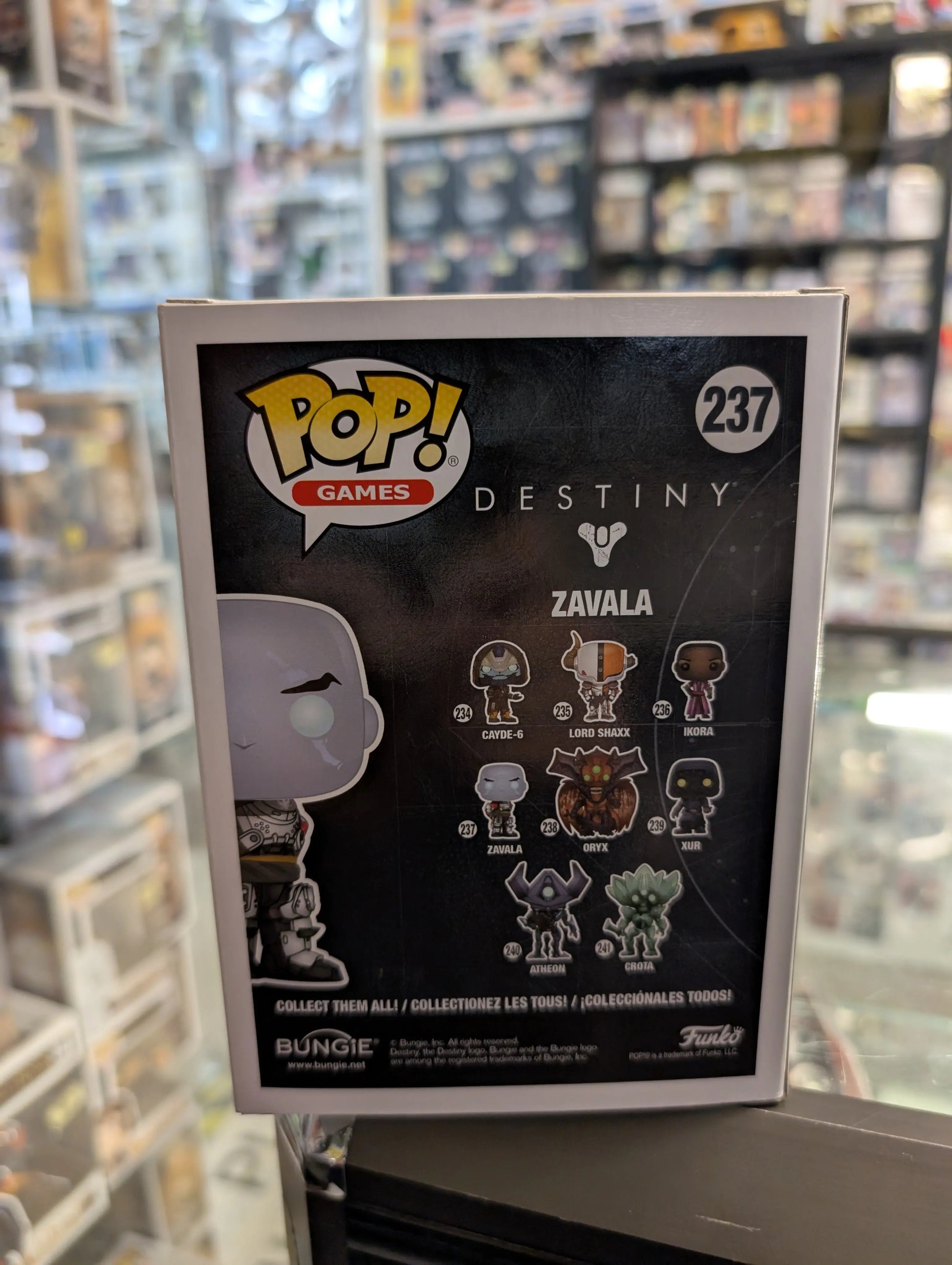 Funko POP! Games Destiny Zavala #237 Vinyl Figure FRENLY BRICKS - Open 7 Days