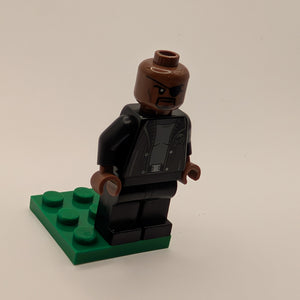 LEGO  Super Heroes Minifigure Nick Fury sh585a 76130 FRENLY BRICKS - Open 7 Days