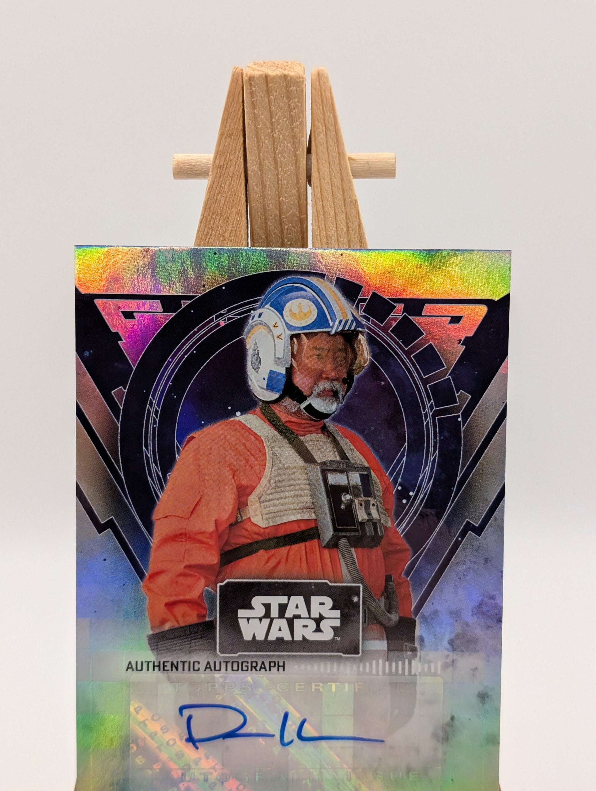 2022 Star Wars Signature Series Paul Sun-Hyung Lee Captain Carson Teva Auto FRENLY BRICKS - Open 7 Days