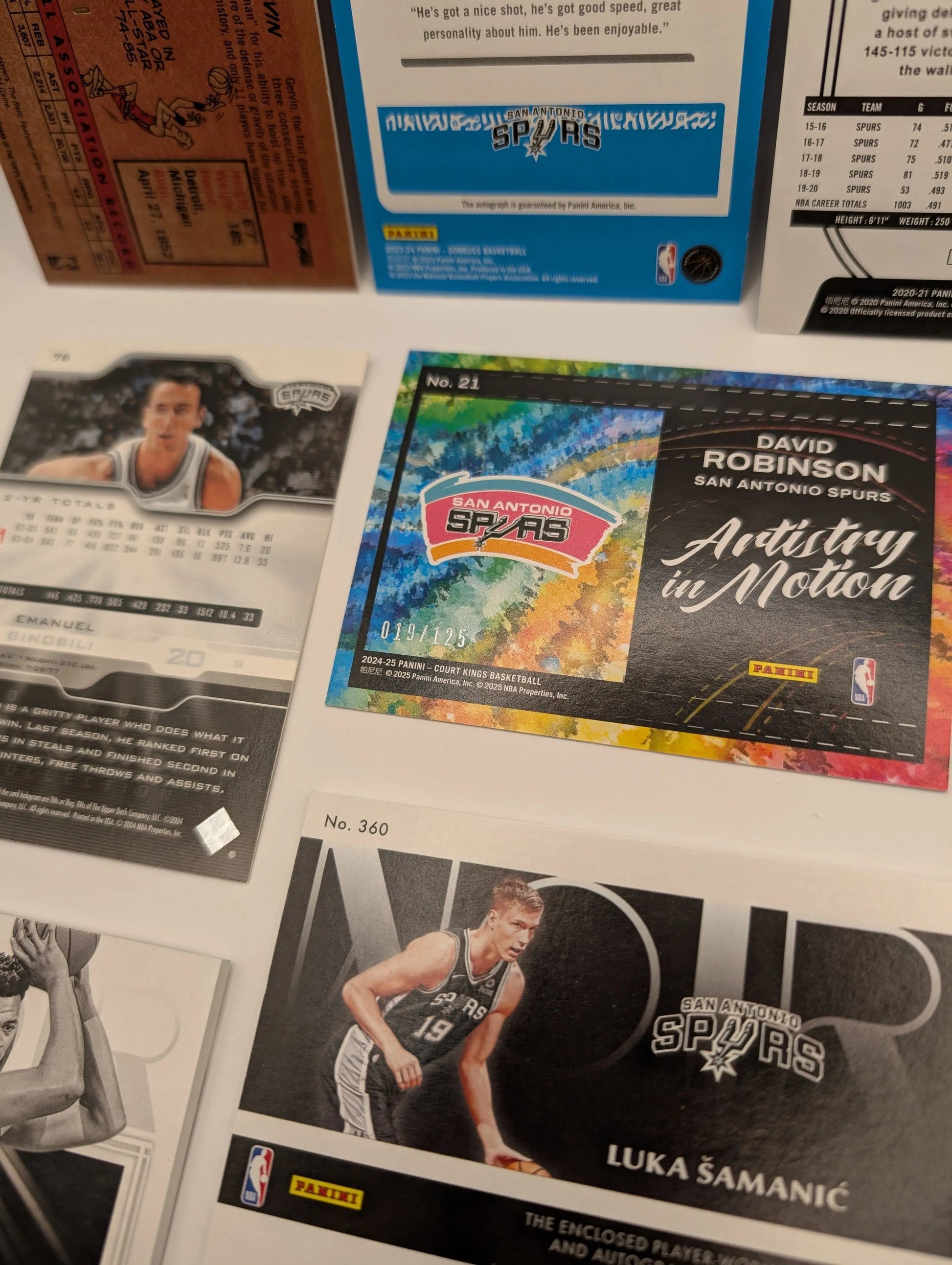 San Antonio Spurs NBA Basketball Card Lot, Rookies, Patch, Auto, George Gervin FRENLY BRICKS - Open 7 Days