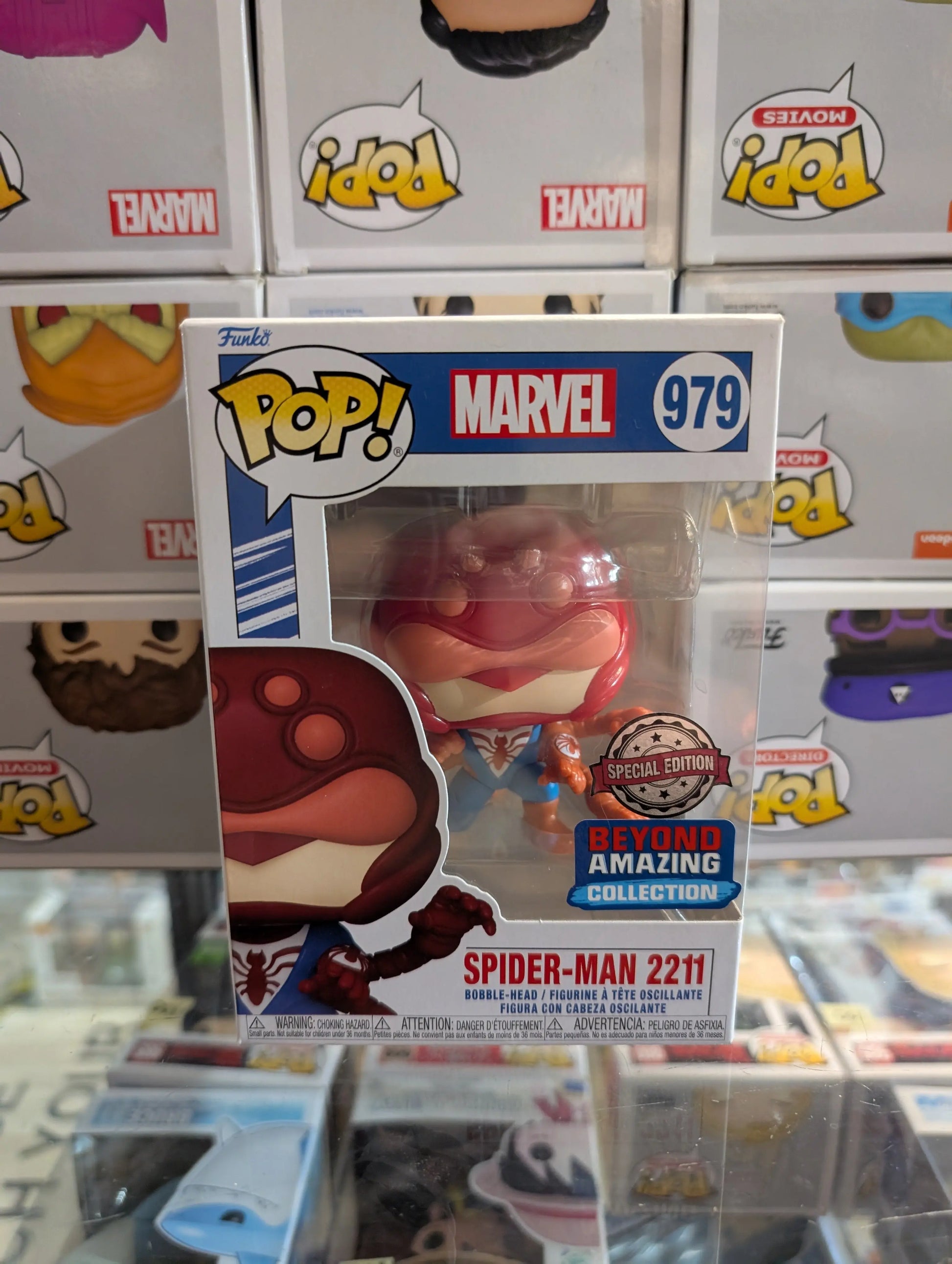Funko Pop! Marvel: Year of The Spider- Spiderman 2211 FRENLY BRICKS - Open 7 Days
