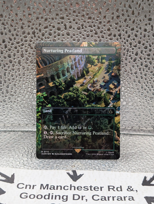 Nurturing Peatland foil borderless MTG single, UB: Assassins Creed, R 0114 FRENLY BRICKS - Open 7 Days