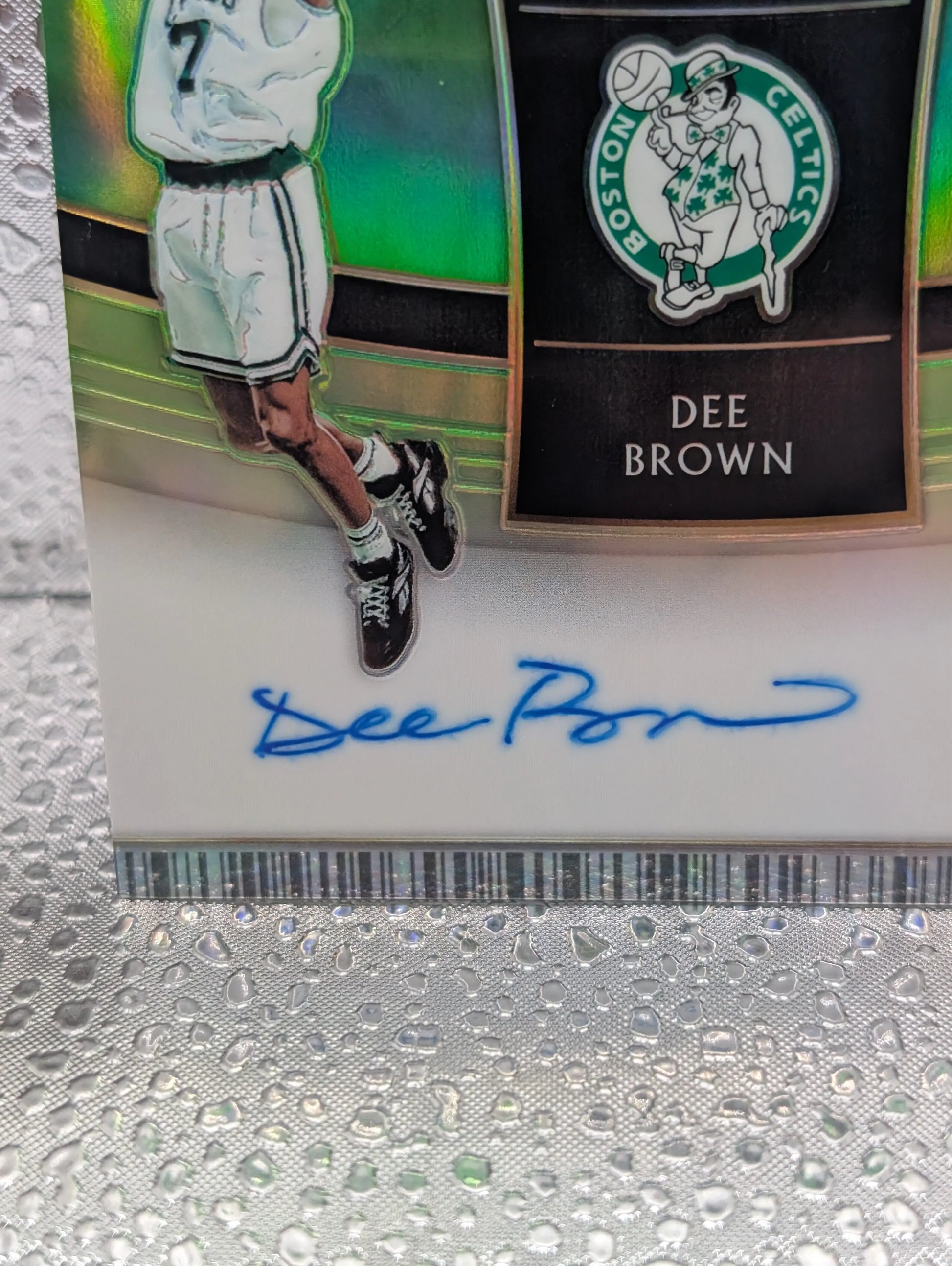 2018-19 Select In Flight Signatures Dee Brown /99 Celtics Green FRENLY BRICKS - Open 7 Days